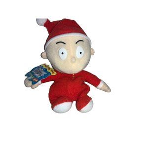 RUGRATS HOLIDAY TOMMY BEAN BAG STUFFED FRIEND PLUSH MATTEL 1997
